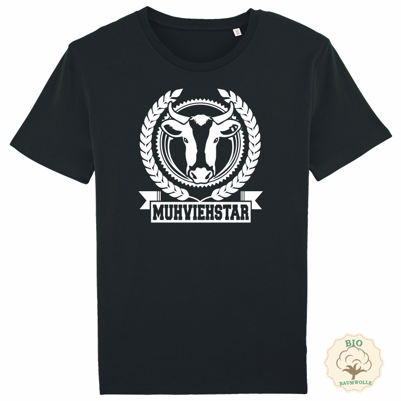 Dorfkind-muhviehstar-Tshirt-schwarz
