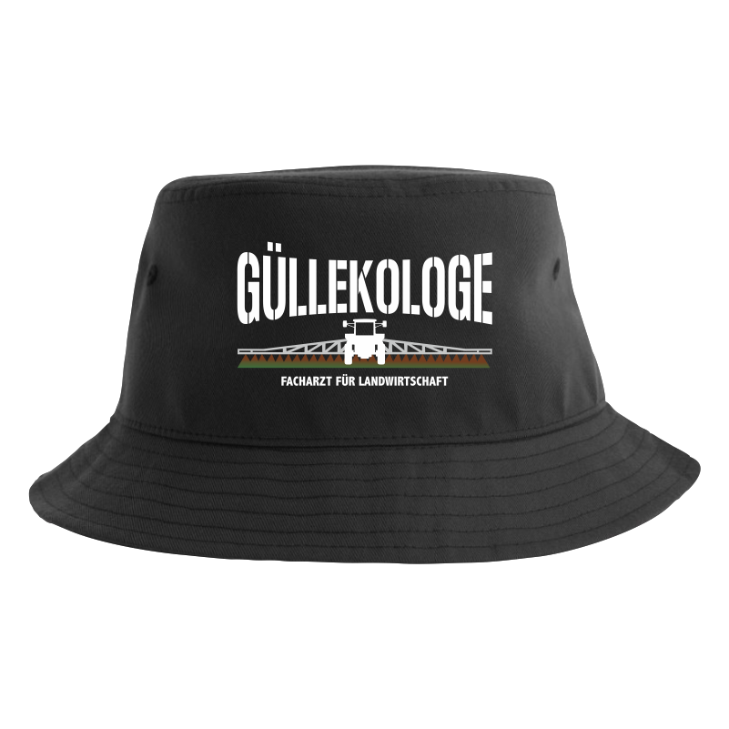 Fischerhut Dorfkindshop Güllekologe schwarz